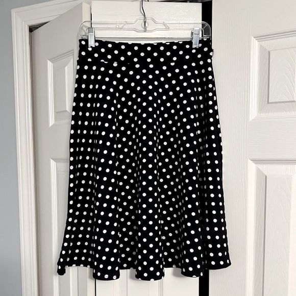 Dresses & Skirts - JM Fluerette Black & White Polka Dot Skirt